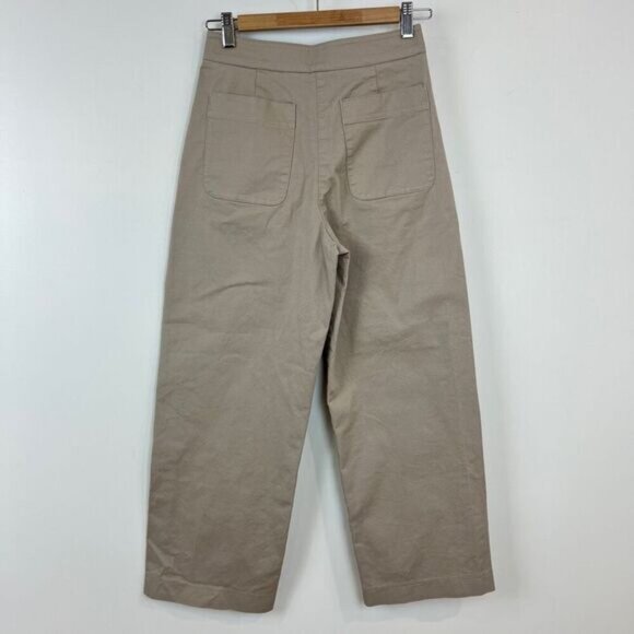 The Group Babaton Women's Size 0 Relaxed Fit Wide Leg Casual Pants Stretch Cargo - Picture 3 of 13